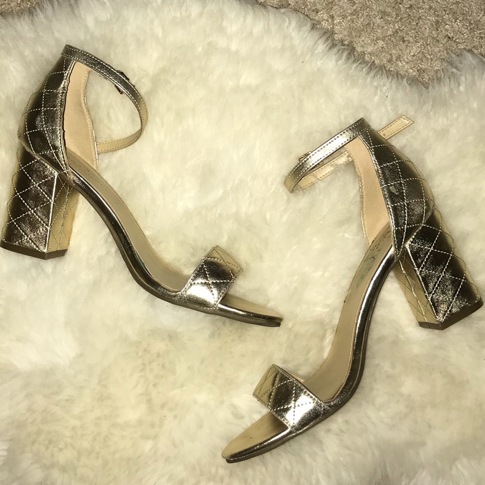 Gold heels